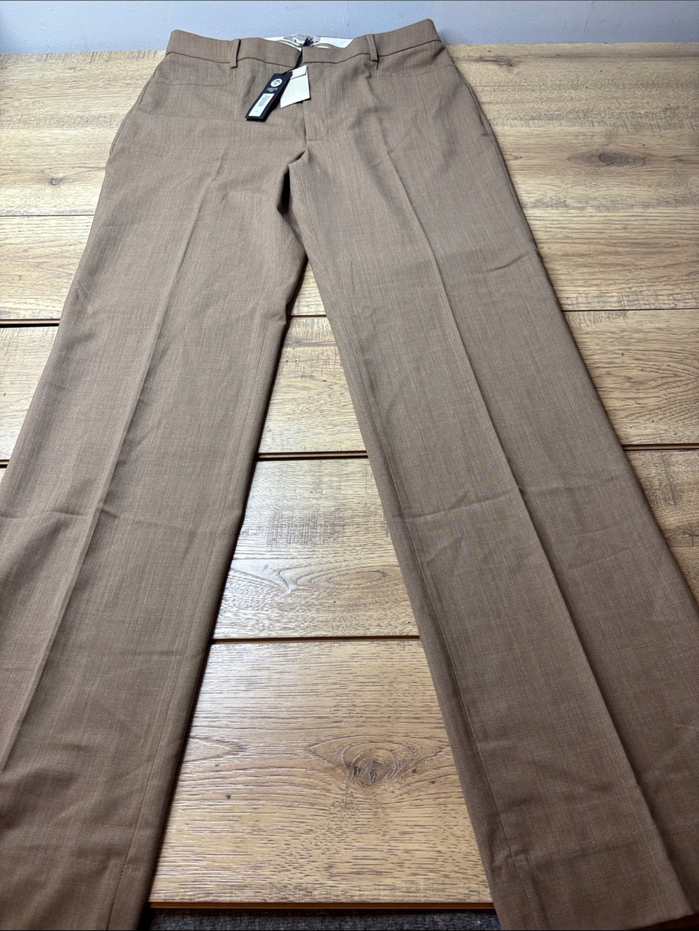 Women’s Banana Republic Wool High Rise Straight Leg Dress Trousers Size 12L NWT